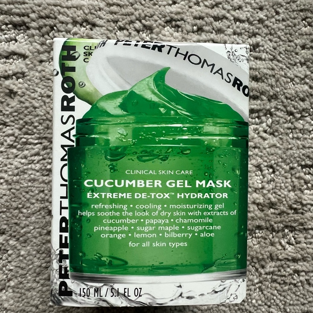 NEW Peter Thomas Roth Cucumber Gel Mask  Extreme De-Tox Hydrator 5.1oz